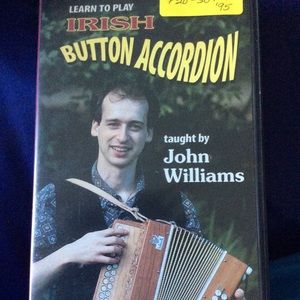 VHS tape Irish button accordion rare John Williams homespun video Elsewhere $31